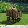 Wózek ogrodowy do transportu drewna lub trawy 400kg Shire Sprzedaż