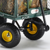 Wózek ogrodowy do transportu drewna lub trawy 400kg Shire Oferta