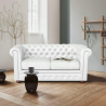 2-osobowa kanapa Capitonné Chesterfield Design Środki