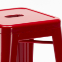 metalowy stołek kuchenny Lix w stylu industrialnym steel up 