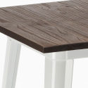 drewniany industrialny stolik z metalowymi nogami 60x60 welded Sprzedaż