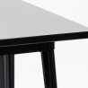 Metalowy barowy stolik styl industrialny 60x60 Nut Sprzedaż