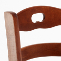 Drewniany stołek z siedziskiem ze słomy Hamburg Katalog