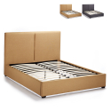 Drewniane jednoosobowe łóżko 120x190 Montreux Model