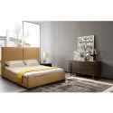 Drewniane jednoosobowe łóżko 120x190 Montreux Cechy
