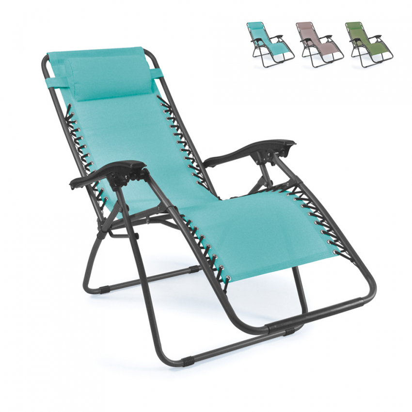 Składane krzeslo plażowe Multiposizione Emily Zero Gravity Promocja
