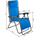 Składane krzeslo plażowe Multiposizione Emily Zero Gravity Koszt