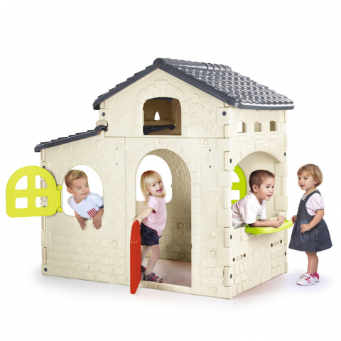 Plastikowy domek zabaw dla dzieci Candy House Feber Promocja