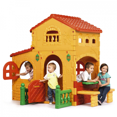 Plastikowy domek zabaw dla dzieci Villa Feber