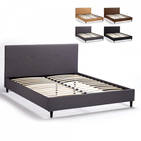 Drewniane dwusobowe łóżko 160x190 Lausanne King