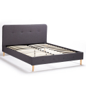 Drewniane dwuosobowe łóżko 160x190 cm Friborg King Oferta