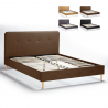 Drewniane dwuosobowe łóżko 160x190 cm Friborg King Zakup