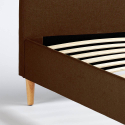 Drewniane dwuosobowe łóżko 120x190 cm Friborg 