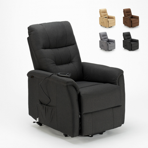 Fotel relaksacyjny z wspomaganiem dla ósob starszych Comfort L
