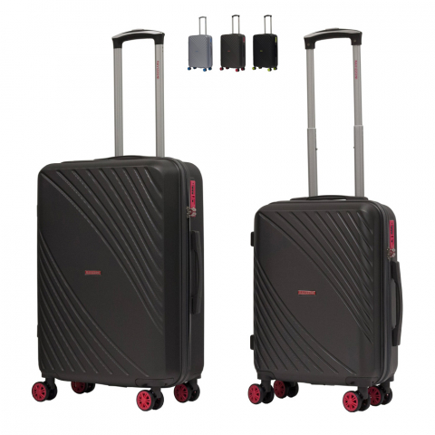 2 szt mała walizka na 4 kółkach, bagaż podręczny sztywna konstrukcja Tsa Usa Fresh Ravizzoni