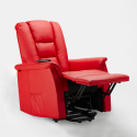 Rozkładany fotel relaksacyjny z wspomagniem przy wstawaniu Design Joanna Fix Sprzedaż