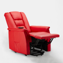 Rozkładany fotel relaksacyjny z wspomagniem przy wstawaniu Design Joanna Fix Rabaty