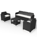 Meble ogrodowe salon z 5 miejscami Grand Soleil Positano Rattan Oferta