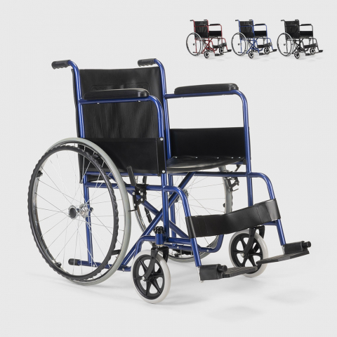 Składany wózek inwalidzki dla osób niepełnosprawnych lub osób starszych