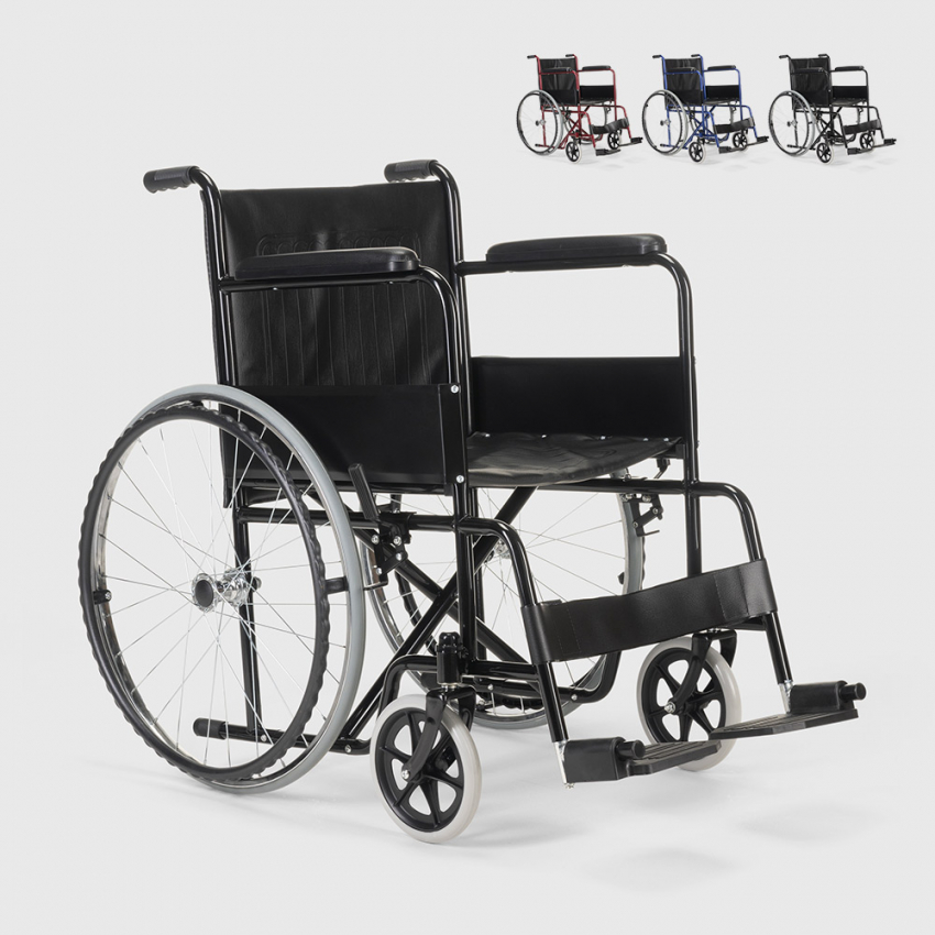 Składany wózek inwalidzki dla osób niepełnosprawnych lub osób starszych Sprzedaż