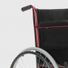 Składany Wózek inwalidzki dla osób niepełnosprawnych lub osób starszych Lily Środki