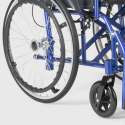 Składany wózek inwalidzki z hamulcami Dasy Środki
