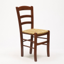 Drewniane krzesło z siedziskiem ze słomy Sprzedaż