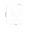 Krzesło ergonomiczne, biurowe z oddychającej tkaniny Jerez Sprzedaż