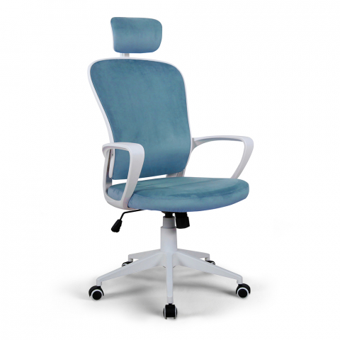 Ergonomiczne krzesło biurowe z zagłówkiem Sepang Ocean Promocja