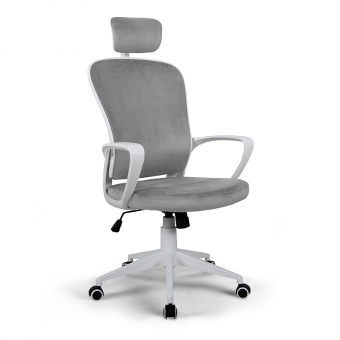 Ergonomiczne krzesło biurowe z zagłówkiem Sepang Moon Promocja