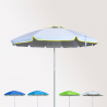 Parasol aluminiowy 220 cm wiatroszczelny ochrona UV Roma Stan Magazynowy