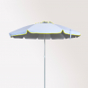 Parasol aluminiowy 220 cm wiatroszczelny ochrona UV Roma Model