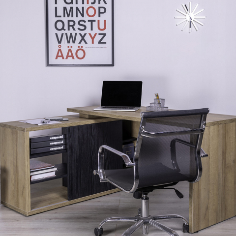 Drewniane narożne biurko 150x120cm