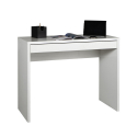 Białe biurko 100x40 cm, prostokątne z szufladą do biura lub studia Sidus Oferta