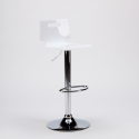 Obrotowy stołek barowy San José z chromowanej stali Modern Design Cena