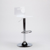 Obrotowy stołek barowy San José z chromowanej stali Modern Design Cena