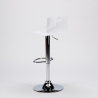 Obrotowy stołek barowy San José z chromowanej stali Modern Design Koszt