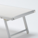 Profesjonalny aluminiowy leżak plażowy Italia Cechy