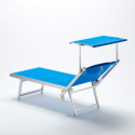 Profesjonalny aluminiowy leżak plażowy Italia 