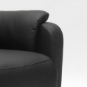 Fotel relaksacyjny z materiału skóropodobnego wysuwanym podnózkiem Giulia Katalog