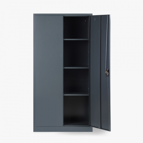 Metalowa szafa biurowa 2-drzwiowa 90x40 cm H180 cm Tambora Promocja