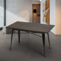 Stół do jadalni 120x60 cm, prostokątny z drewnianym blatem Caupona Oferta