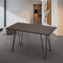 Stół do jadalni 120x60 cm, prostokątny z drewnianym blatem Prandium Oferta