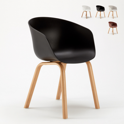 Krzesło kuchenne wykonane z polipropylenu Skandynawski Design