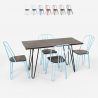 zestaw mebli ogrodowych stół 120x60 cm z 4 krzesłami Lix magis Rabaty