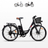 Damski elektryczny rower z koszykiem Ebike 250W RKS XT1 Shimano Sprzedaż