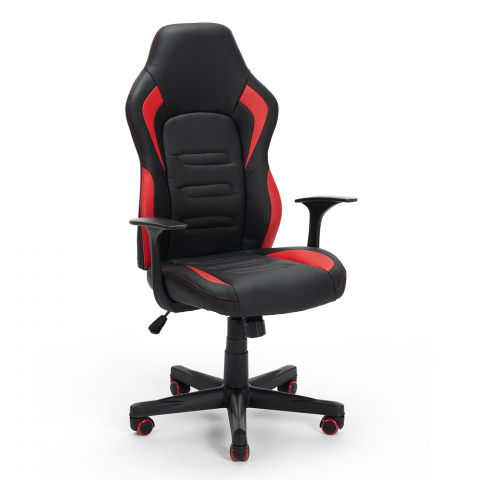 Ergonomiczne krzesło biurowe w sportowym stylu Racing Aragon Fire Promocja