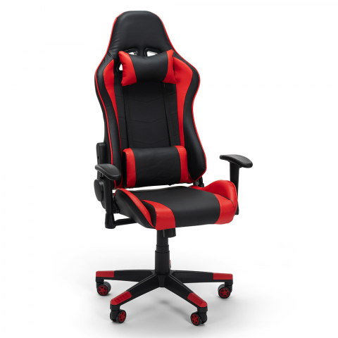 Ergonomiczne krzesło biurowe, fotel gamingowy Design Fire