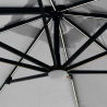 Parasol ogrodowy, składany, z lampka solarną LED 3x3m Paradise Noir Light Wybór