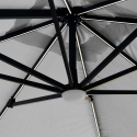 Parasol ogrodowy, składany, z lampka solarną LED 3x3m Paradise Brown Light Stan Magazynowy